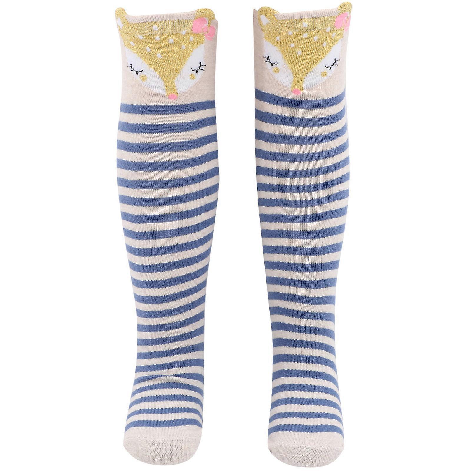 Girl Knee Socks Little Girls Boot Socks Breathable Long Boot Socks 1 Pair