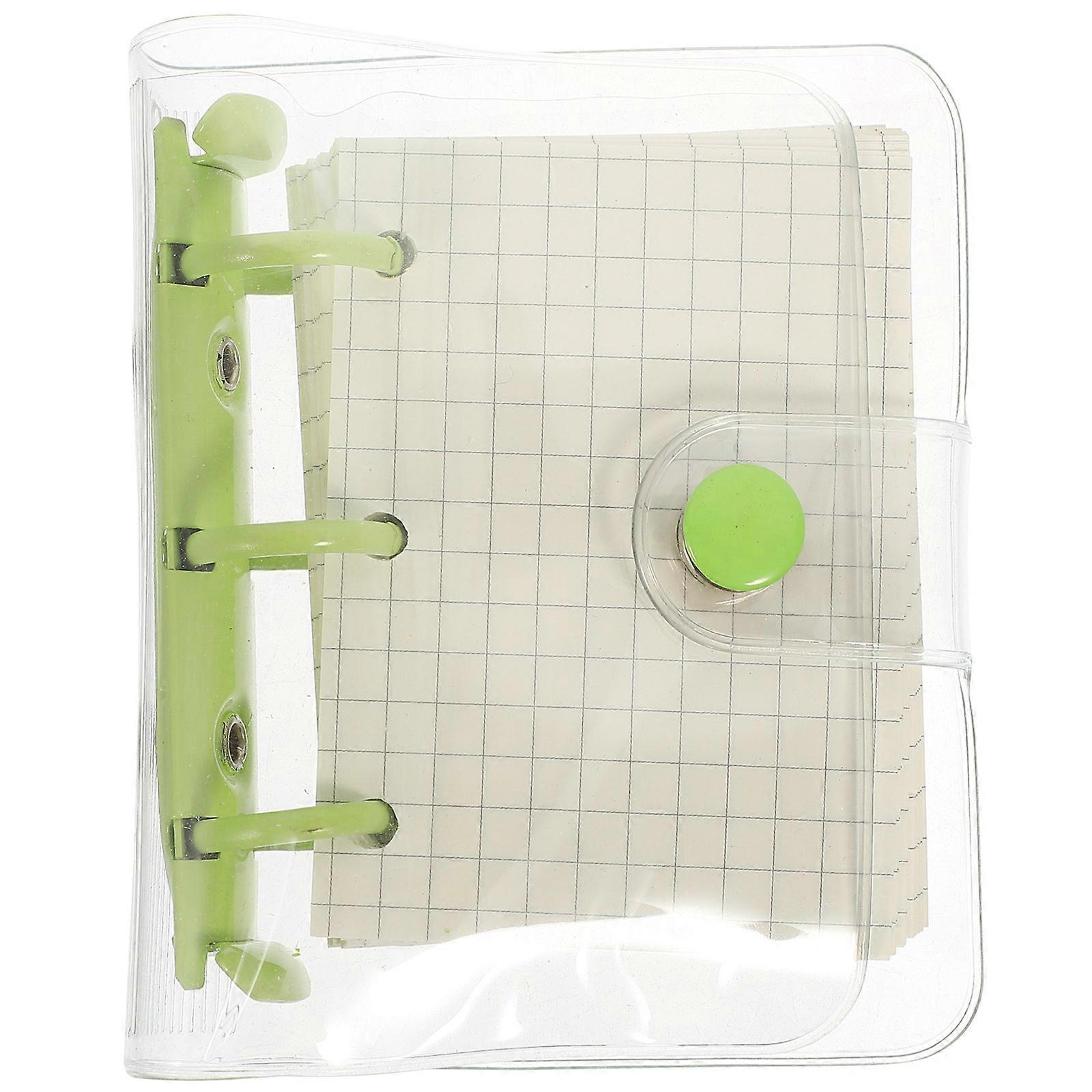 Transparent Cover Notepad Creative Notebook for Writing Use Mini Binder
