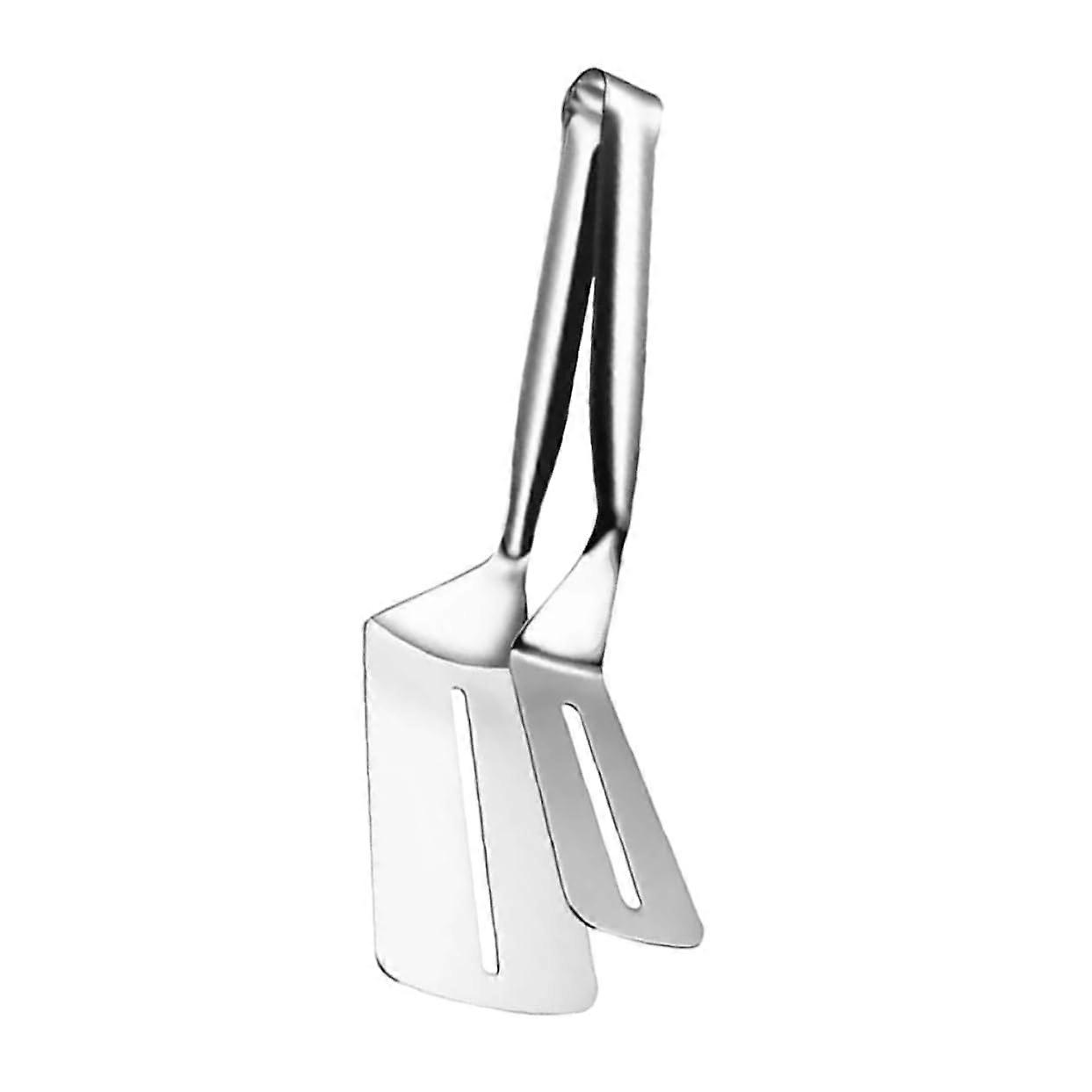 1 x barbecue tongs with long handle, nonslip and easy to clean for turning steak for BBQ and kitchen use, dishwasher