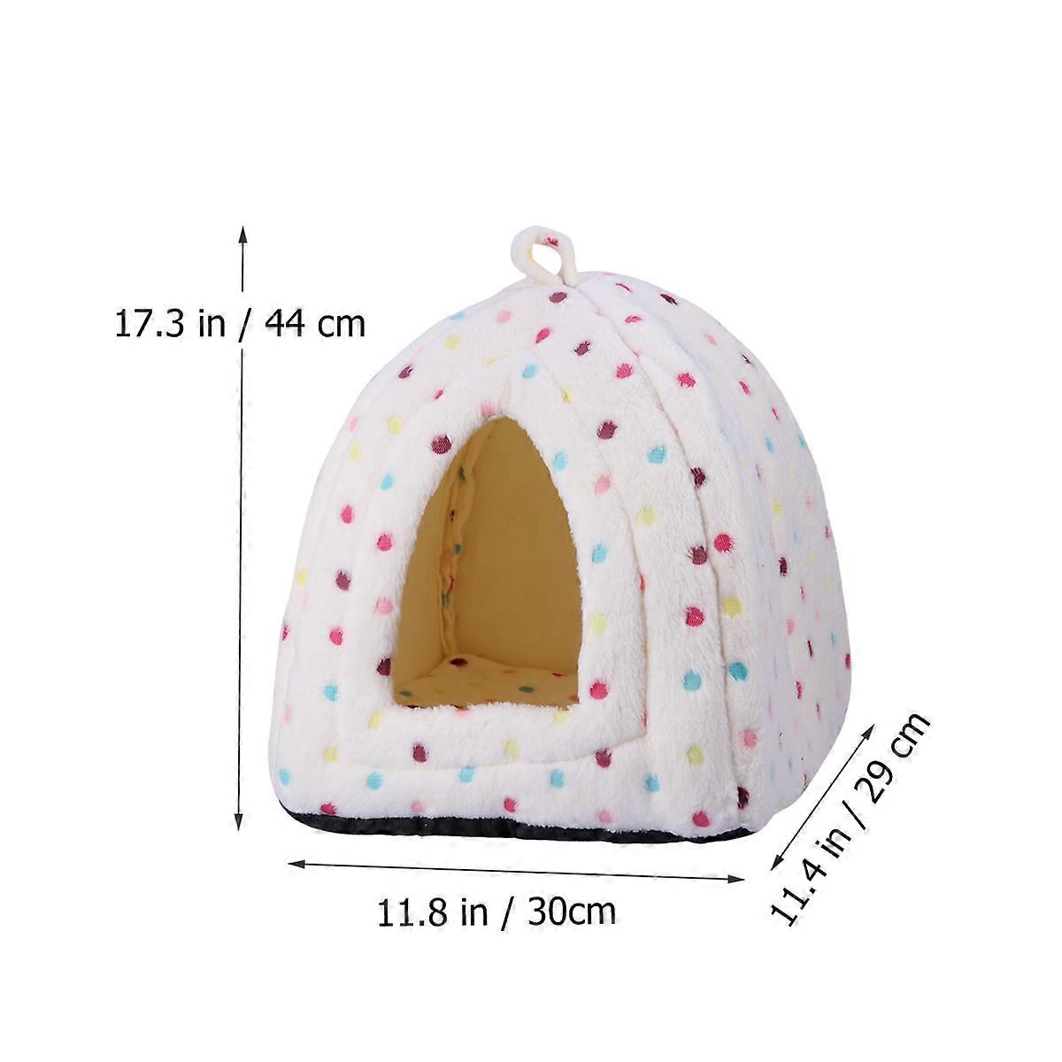 Small Triangular Cats Puppies Kittens Indoor Use Comfort 1Pcs