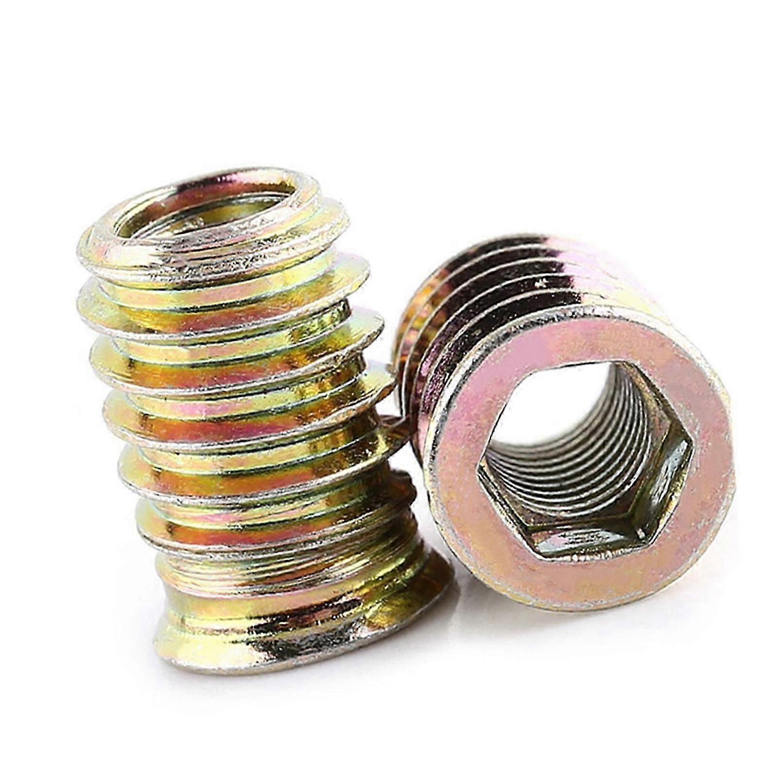 Nut Wood Insert Hexagonal Socket Nut Furniture Fix (M8*20mm)