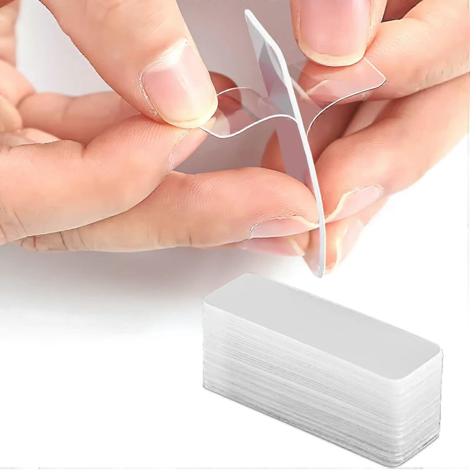 Extra Strong Double Sided Adhesive Tape, 120 Pieces Multifunctional and Reusable Transparent Washable Nano Tape Fixing Various Objects in Cars