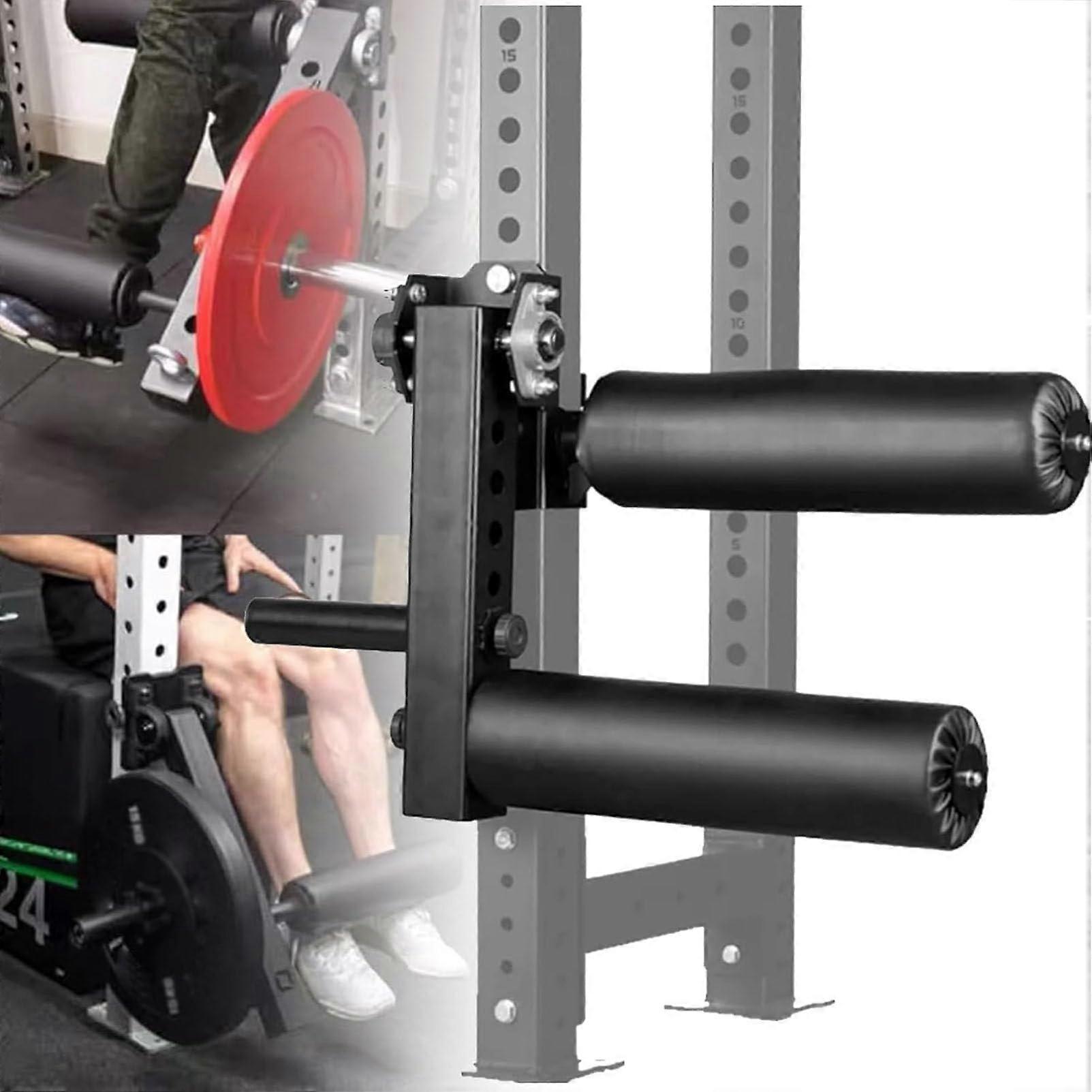 16/18/26 mm Adjustable Leg Extender and Curl Machine, Sitting Leg Extension Equipment, Squat Rack Attachment, 50 mm Diameter