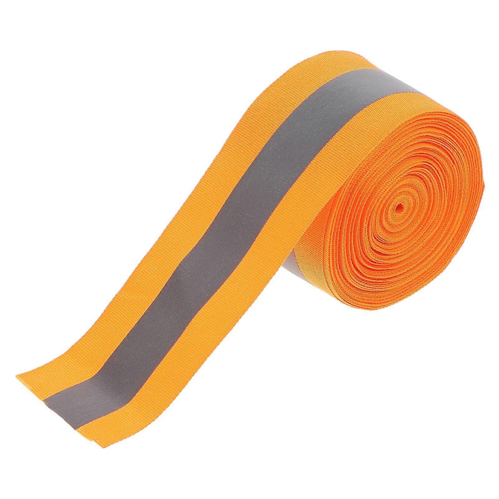 Safety Reflective Webbing Fluorescent Reflective Fabric Stripe for Warning 10 Meter