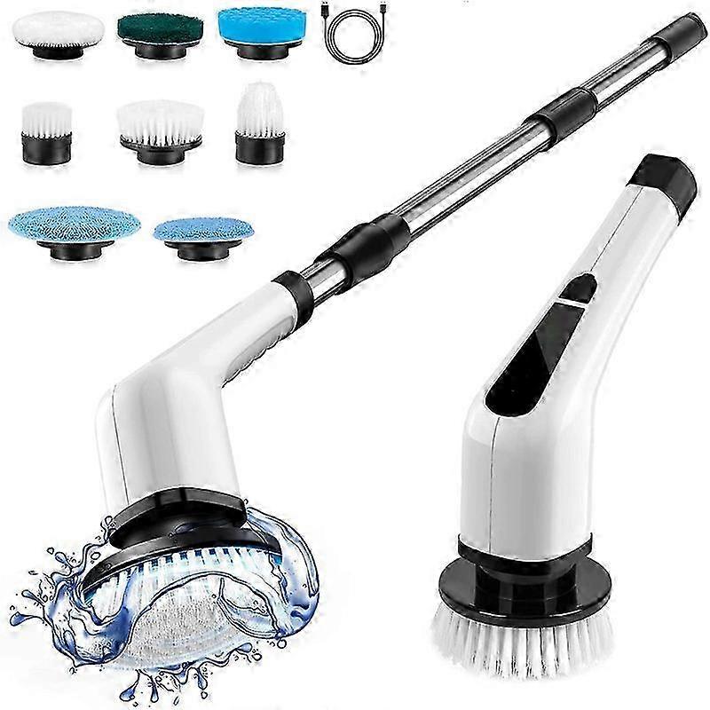 Versatile Electric Spin Scrubber for Cleaning Showers