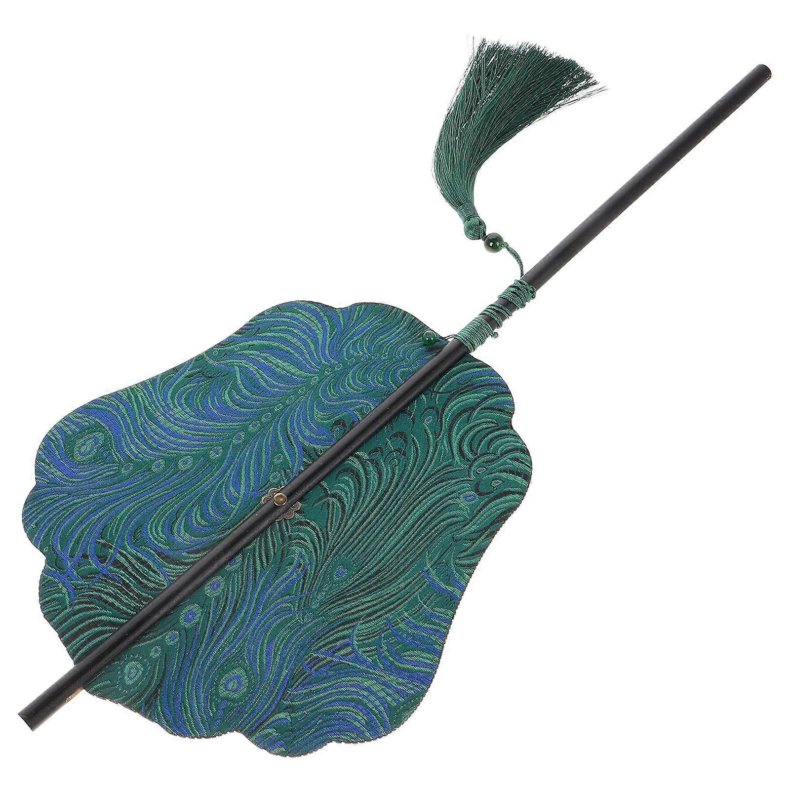 Retro Hand Fan Traditional Chinese Style Vintage Design with Tassel Lightweight Elegant for Women Formal Events Casual Outings