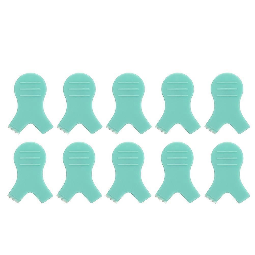 Here's a polished and professional product description based on your input:
**10pcs Eyelash Lift Separator & Shaped Lash Perm Brushes for Eyelash