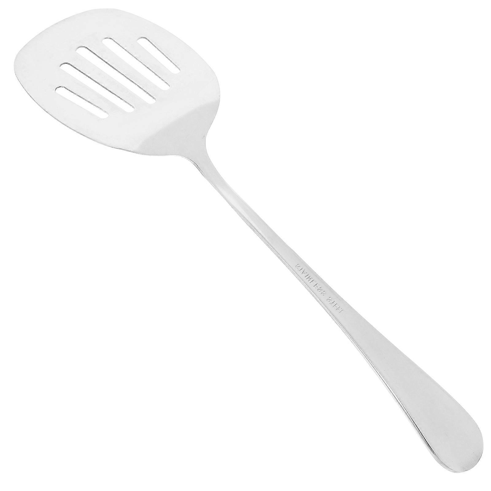 Restaurant Slotted Stainless Steel Flat Shape Large Gatherings 1Pack