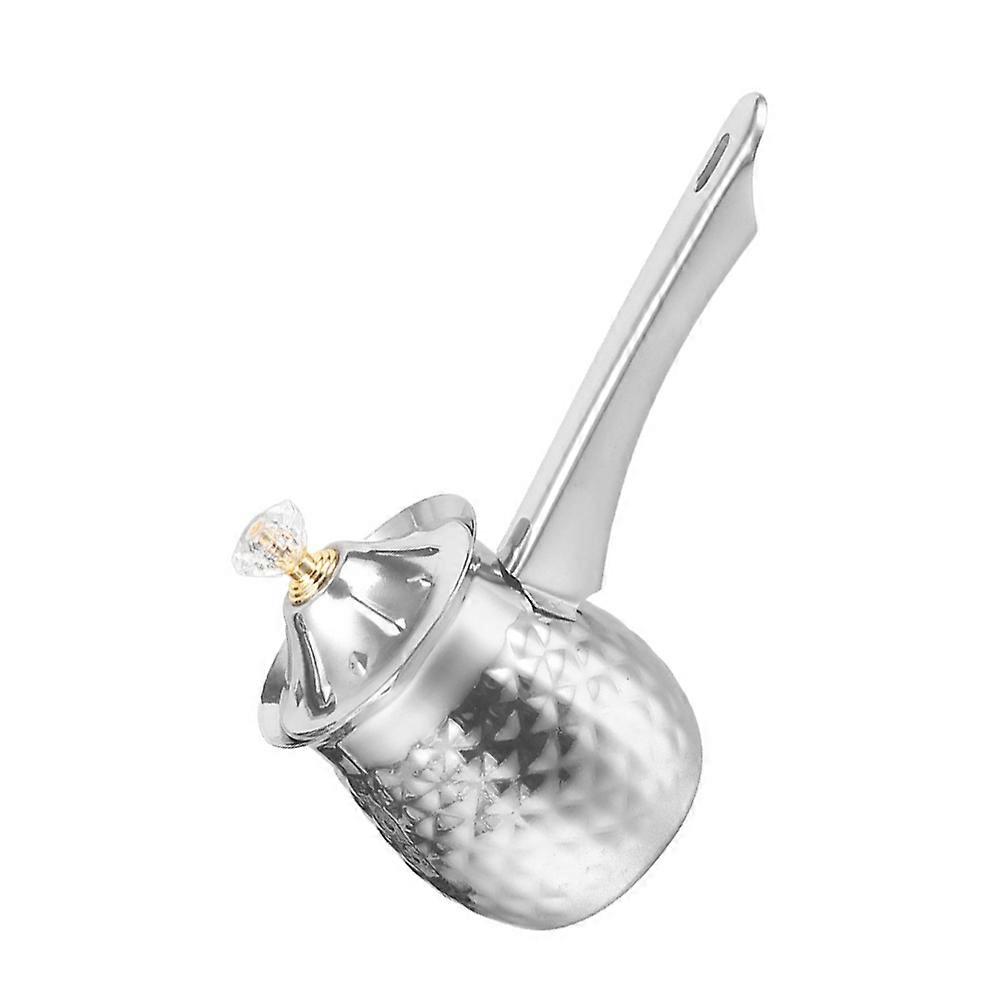 Convenient Frothing Pitcher Stainless Steel Steaming Pitcher Kitchen Use Silver 14.5X10X8CM Frothing 1 Set