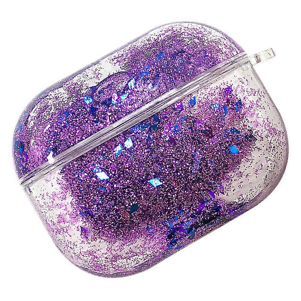 日常使用のための防塵イヤホンケース保護パープル6.5X5X2.5Cm1パック