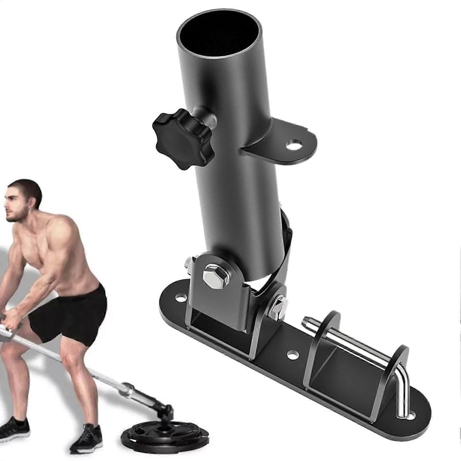Barbell Squat Attachment, Barbell Row Attachment, Wall Mounted Barbell Fitness Equipment