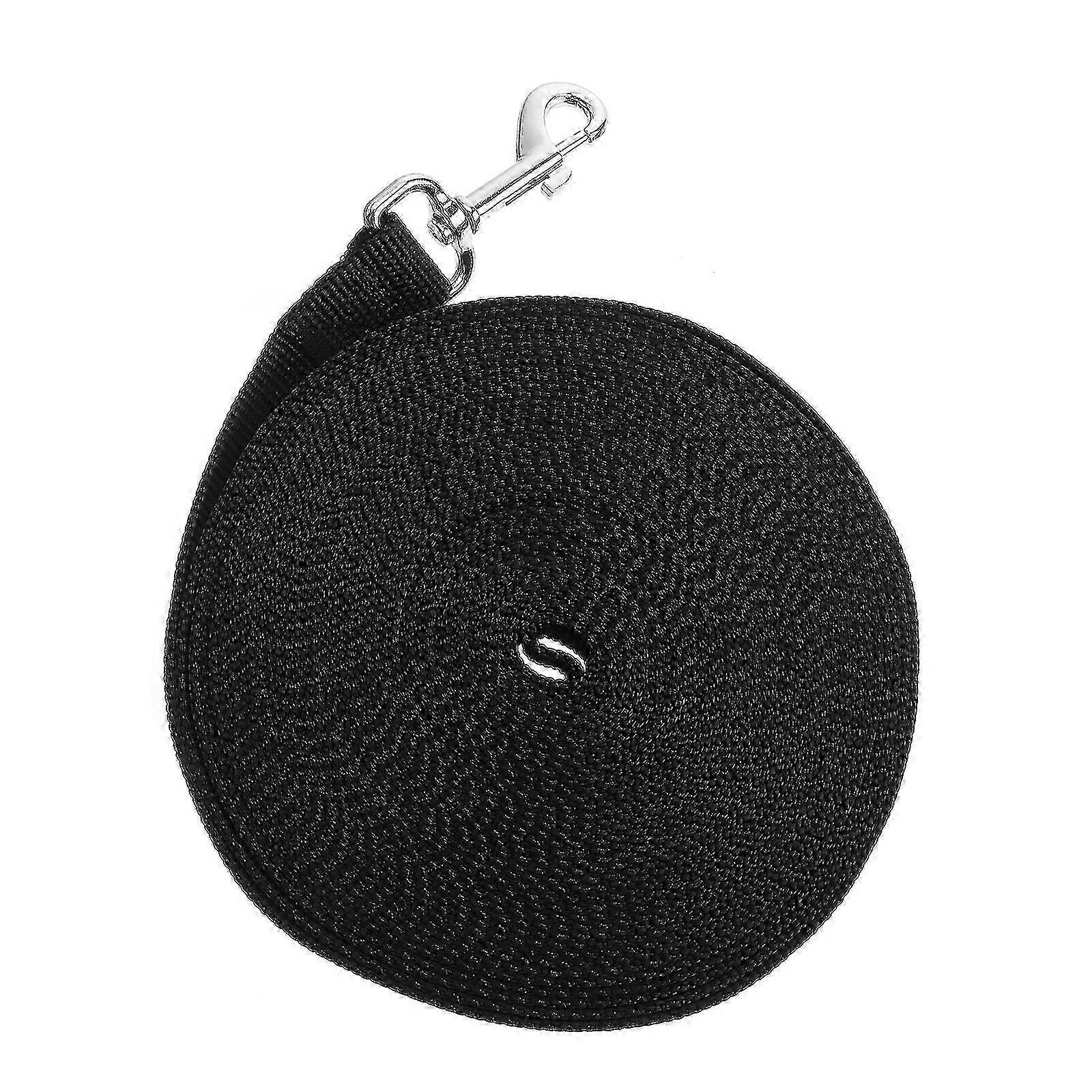 10m*2.5cm Long Pet Training Obedience Lead Leash (black)