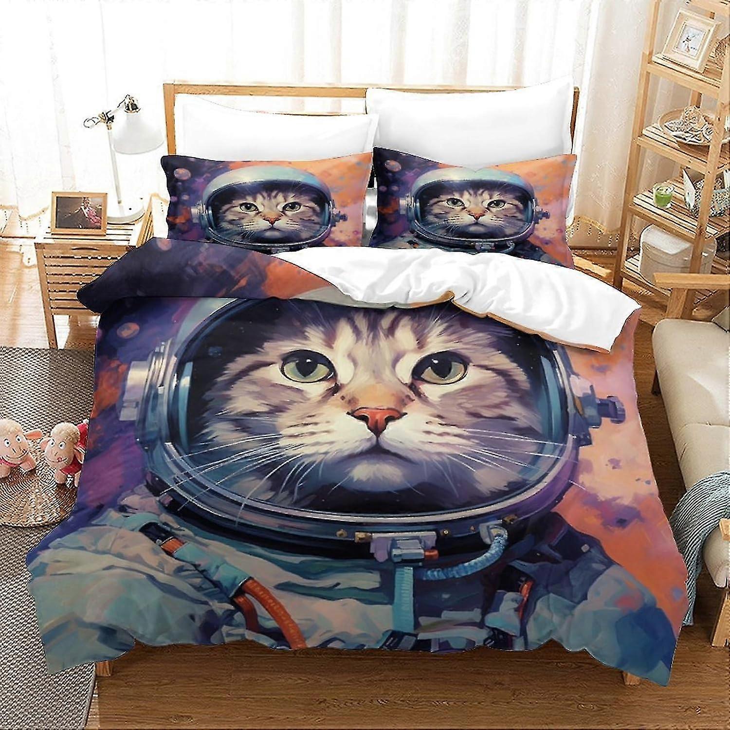 3D Printed Soft and Breathable Duvet Cover Set for Kids, Teens and Adults with Pillowcase