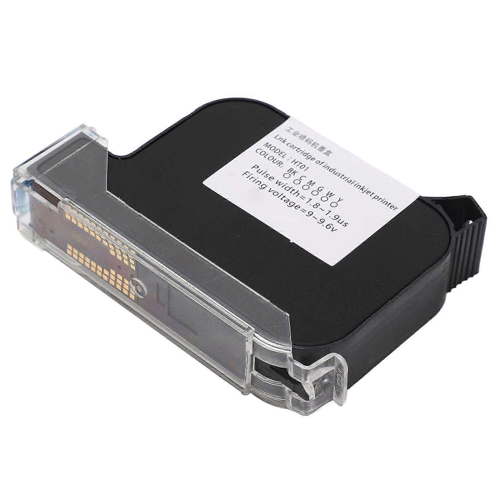12.7mm Inkjet Printer Ink Cartridge Handheld Coding Machine Quick Drying Invisible Cartridge 42ML 