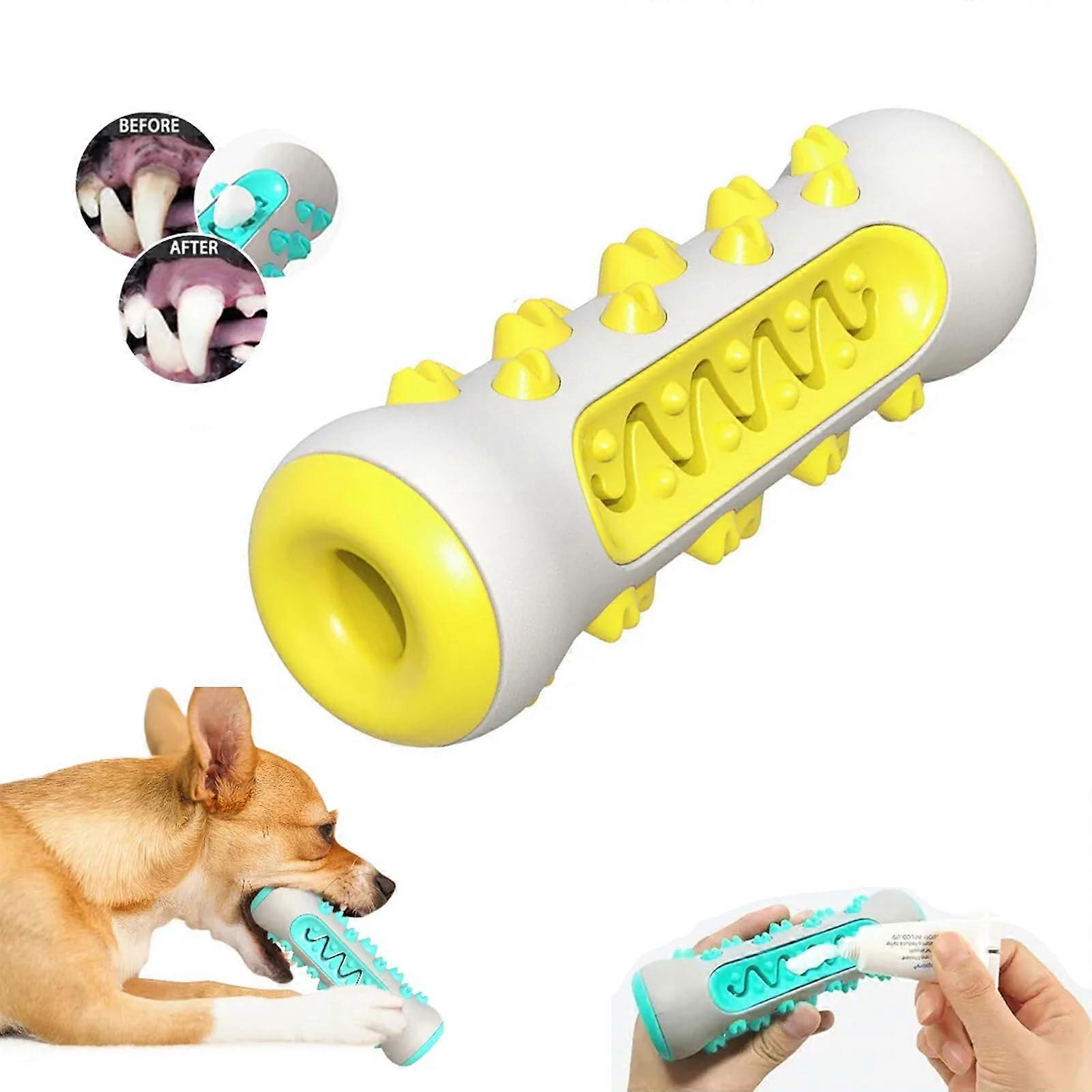 Dog Chew Toothbrush 2024, Molar Chew Toy for Deep Clean Teeth, Puppy Dental Care, Durable Rubber, Medium Size, Safe Material