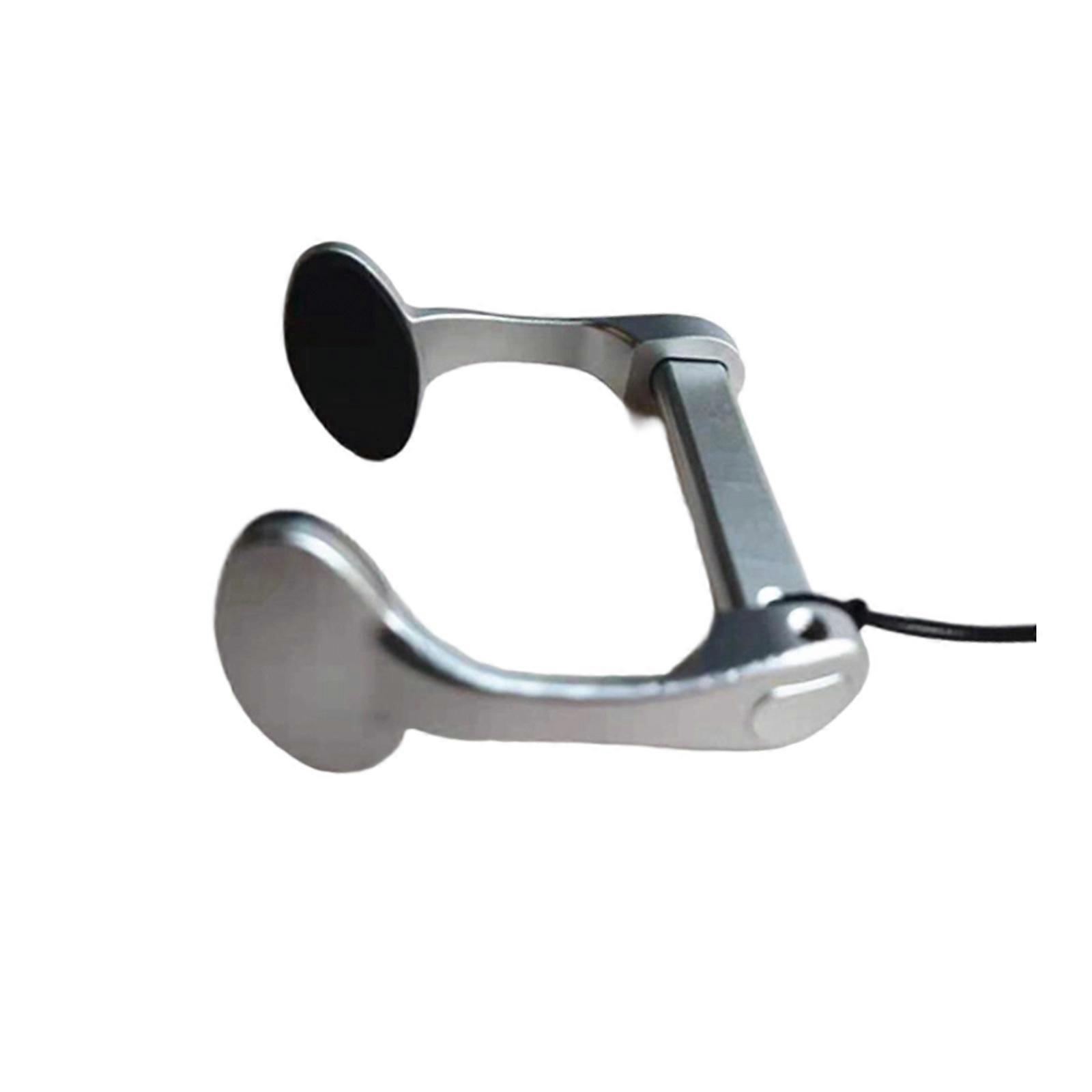 Adjustable Freediving Nose Clip Sliding Lock Mechanism Nose Plug with Silicone Grip for Surfing Swim Comfortable Fit Silver