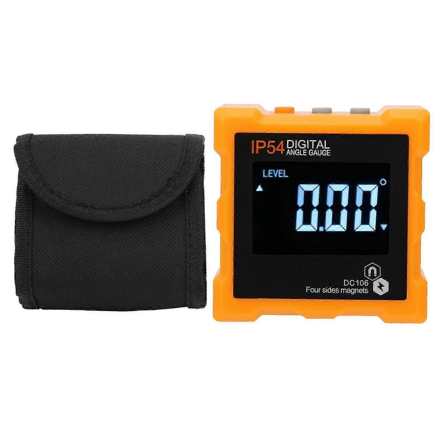 LCD Digital Protractor Angle Finder Meter Inclinometer IP54 with Magnetic Industrial Measurement