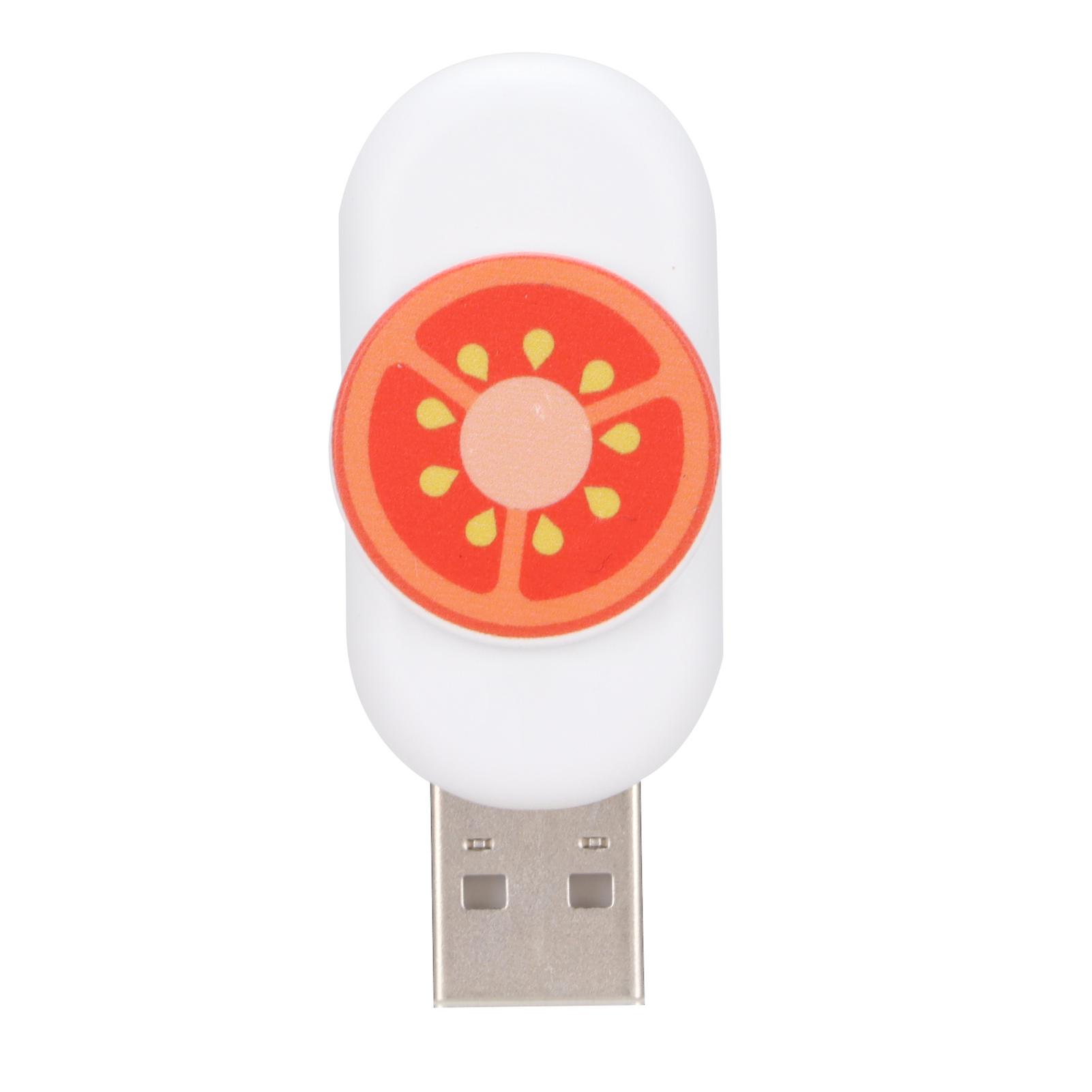 Cartoon U Disk Tomato Appearance Knob Style Mini Portable Flash Drive Memory Device