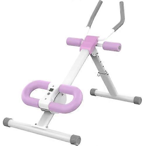 Foldable ab trainer, adjustable core training equipment for effective strength training at home