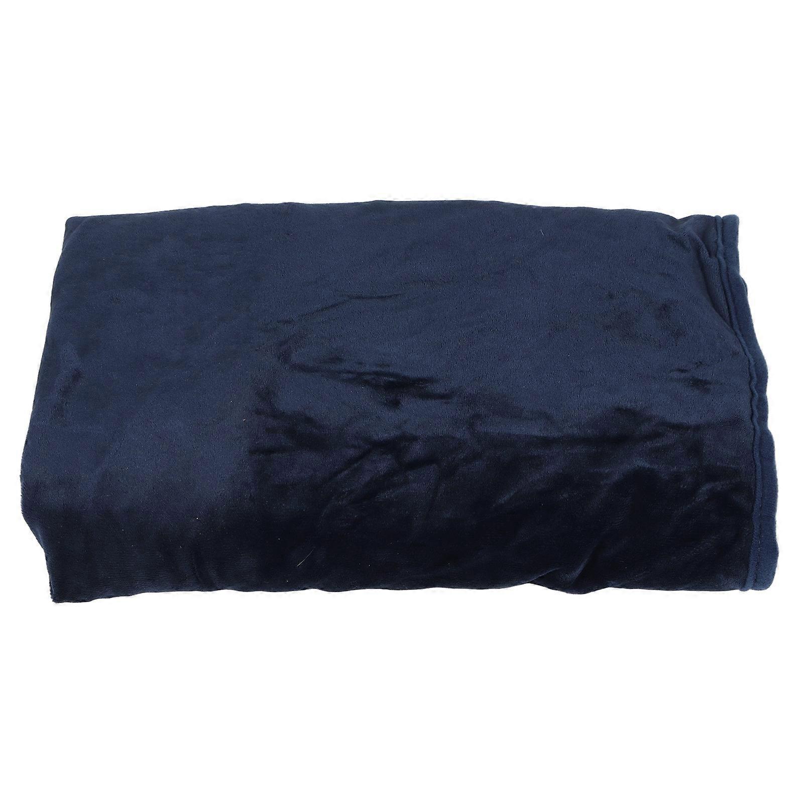 Heated Blanket USB 5V 2A Flannel Material Soft Comfortable Warm Electric Throw Blanket for Home Relaxing Sleeping Blue