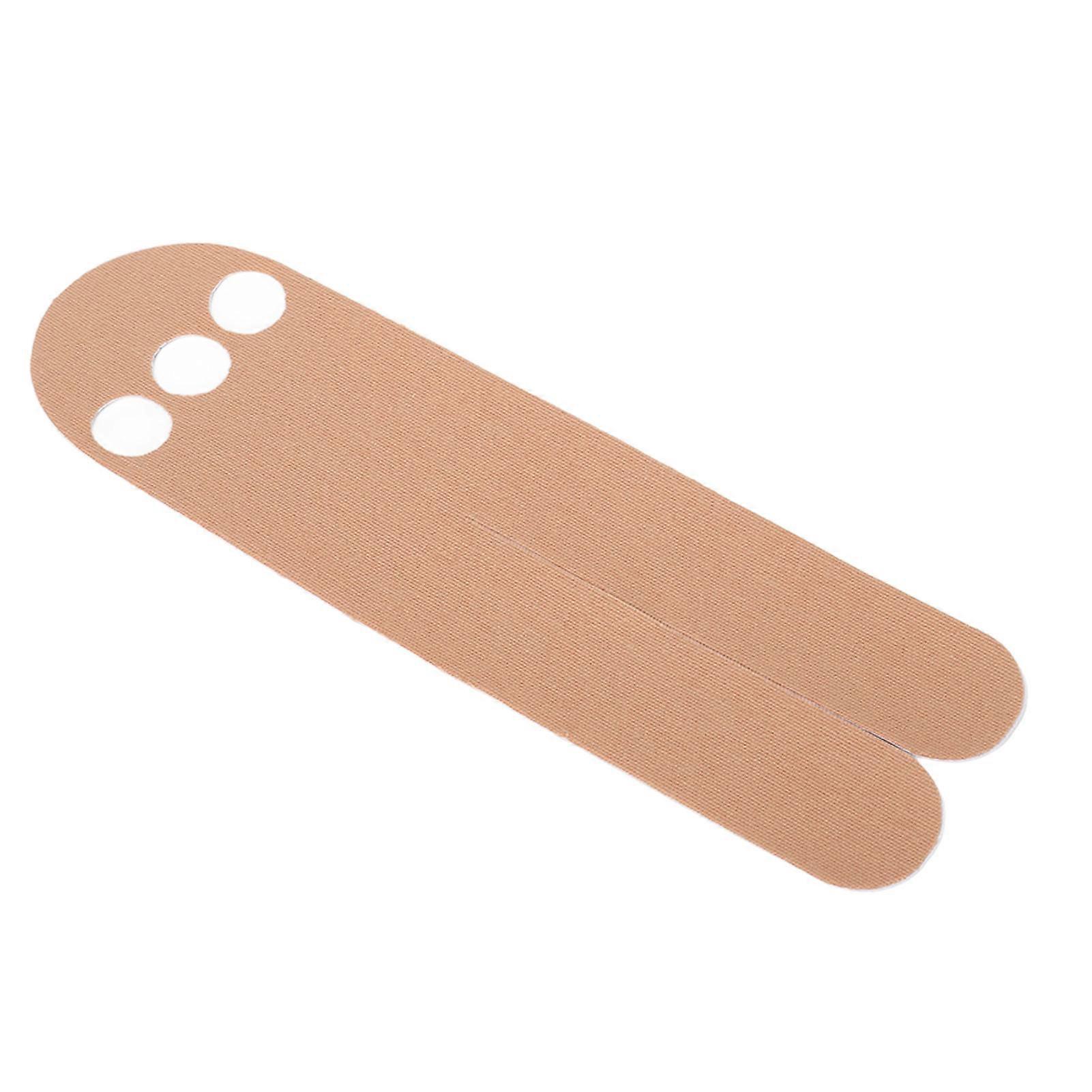 4PCS Precut Sports Tape High Tensile Strength Flexibility Effective Support Sweat Resistance Lightweight for Gym Fitness Skin Color