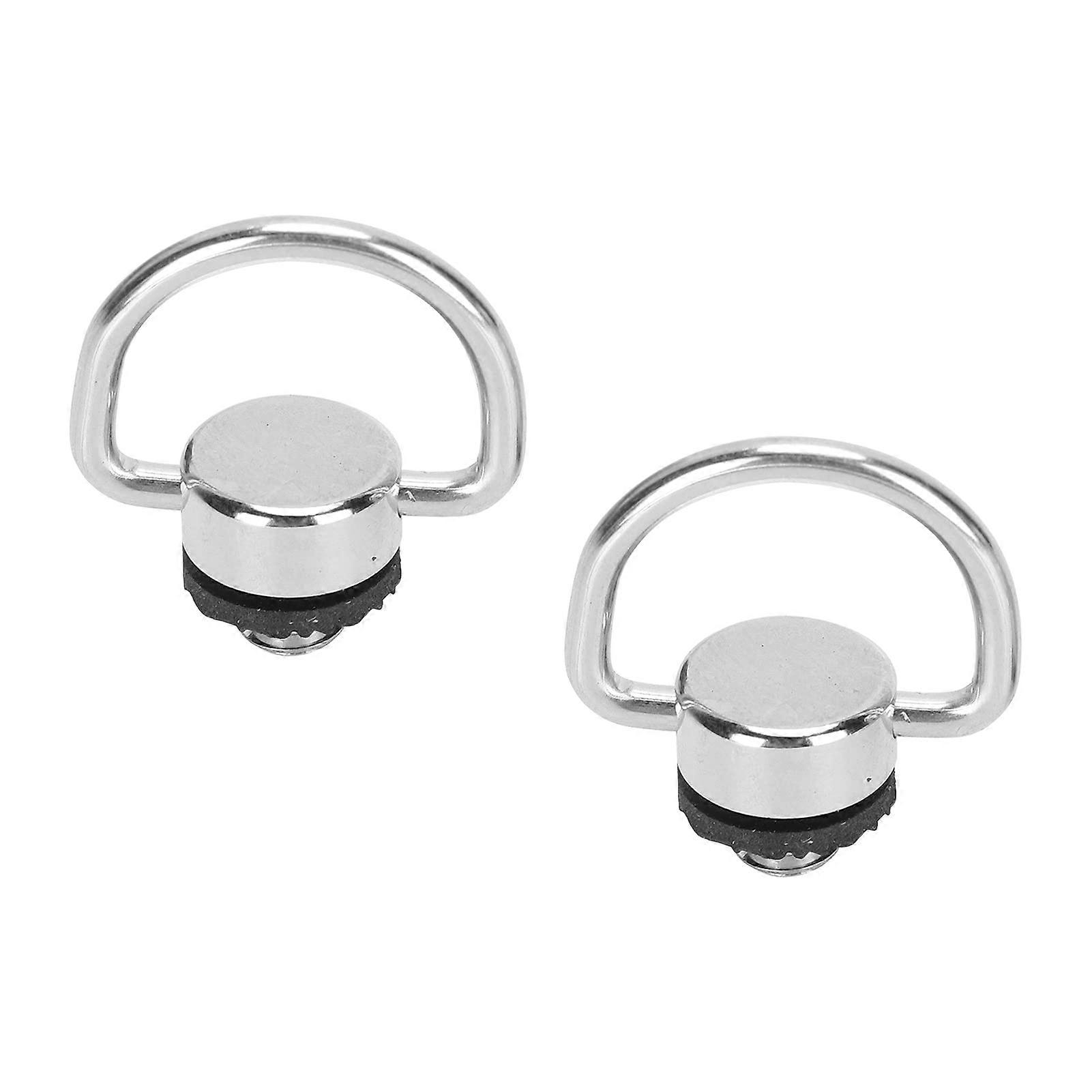 D Ring 1/4 Inch Camera Hanging Connect Adapter Screw, Tripod Quick Release Plate Strap, Metal Connector for Camera Accessories, Heavy Duty Design