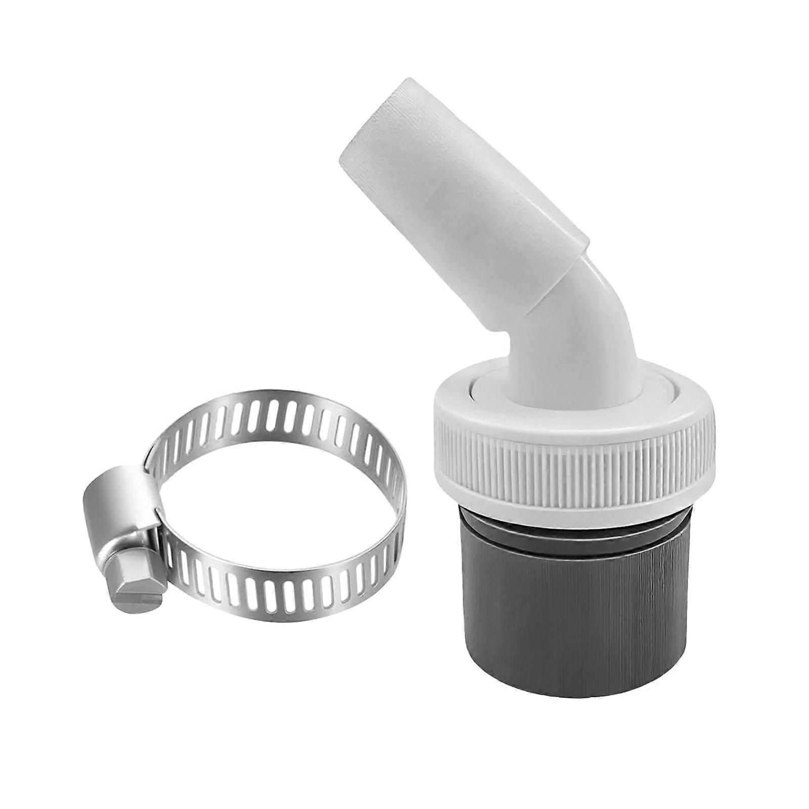 Leakproof Washer Drainage Pipe Fitting with Threaded Connection Adjustable Inlet for Multiple Appliances Kitchen Use Multicolor