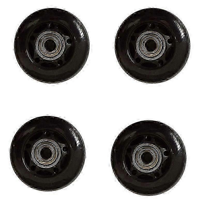 4Pcs Rollschuhe Gummiräder Anti-Rutsch Mute Verschleiß - Rollschuhe Rolle