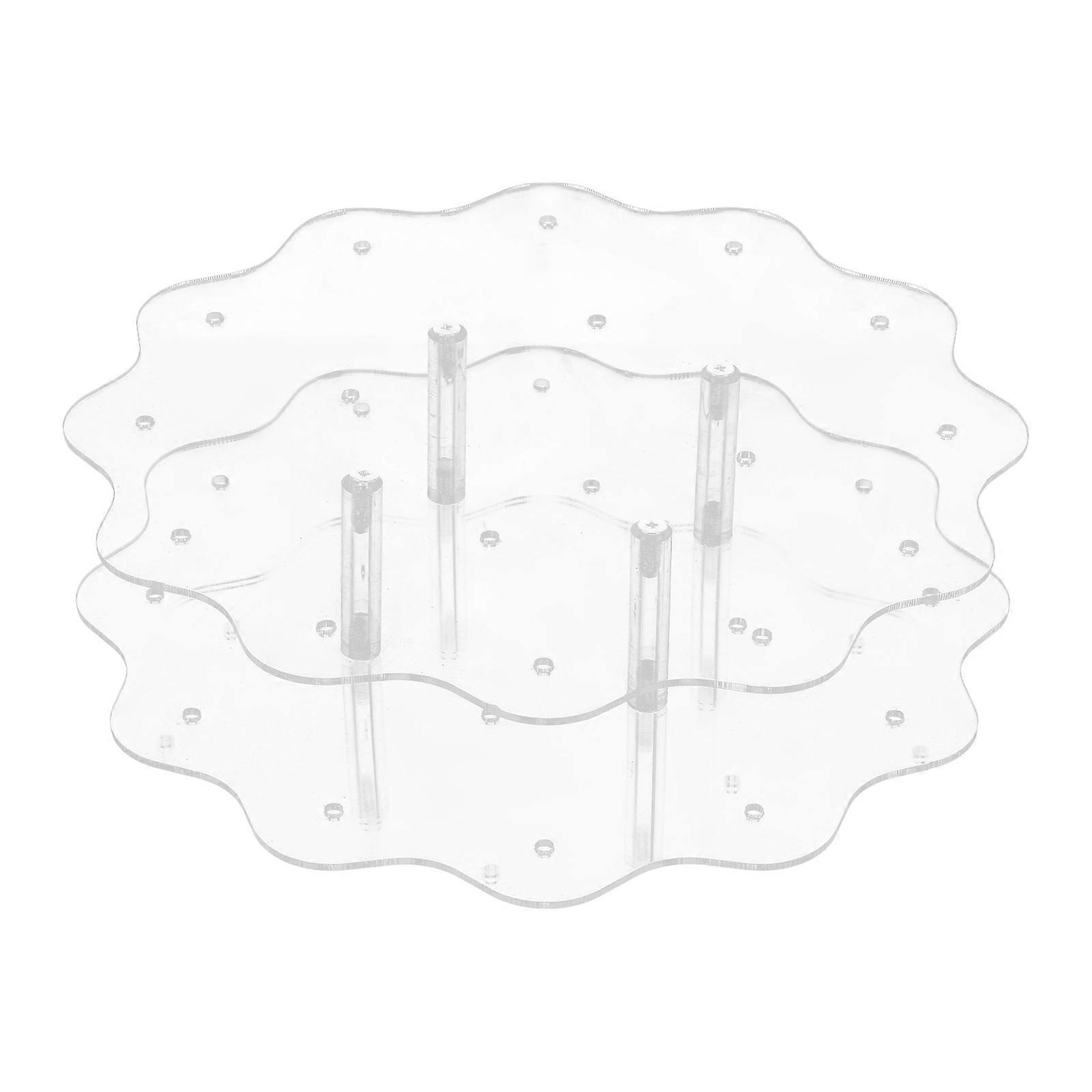 Transparent Lollipop Stand Acrylic Decoration For Christmas Baby Shower Elegant Dessert Table Lollipop Holder 1Pack