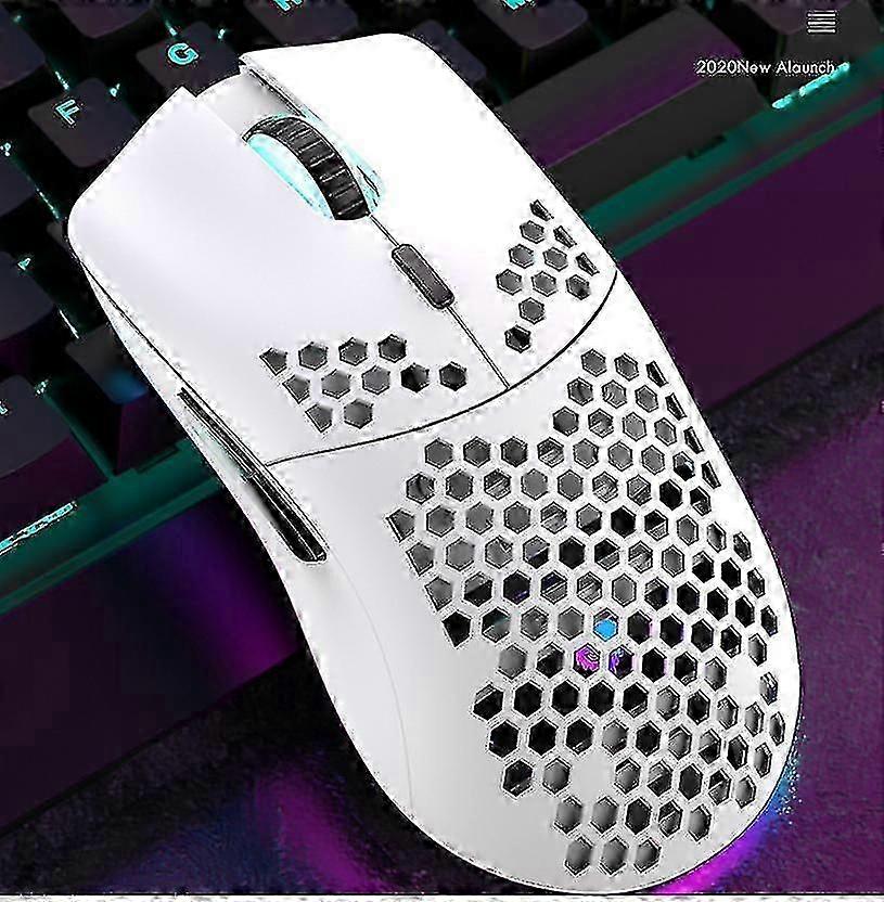 Wireless Gaming Mouse, Computer Mouse With Honeycomb Shell, Ergonomic