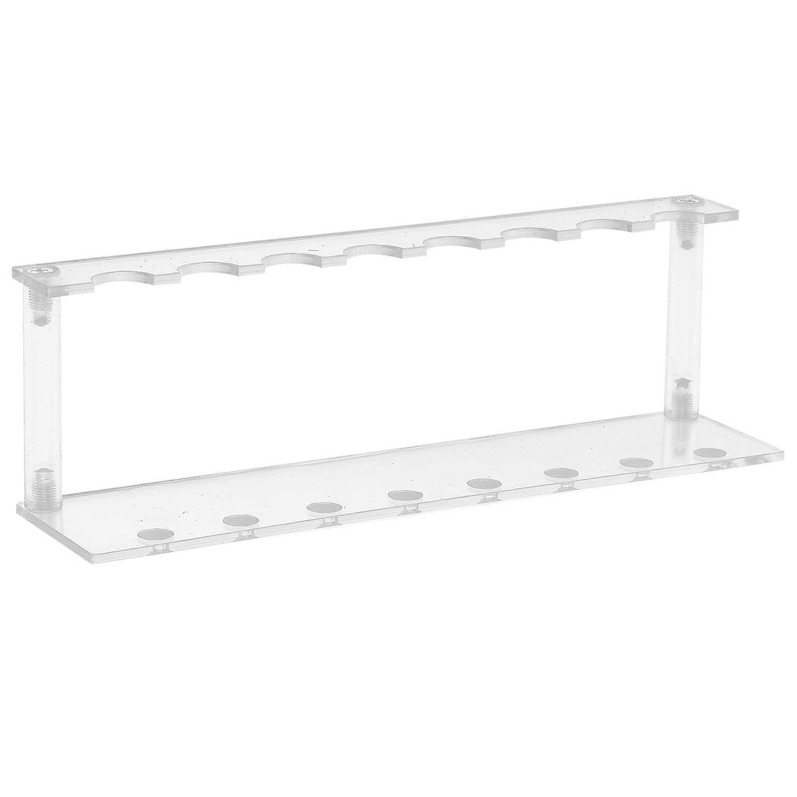 Acrylic Pen Display Stand with Multi Slots – Sturdy Desk Organizer for Pencils, Paint Brushes, Markers & Makeup Tools – Compact Storage Rack for