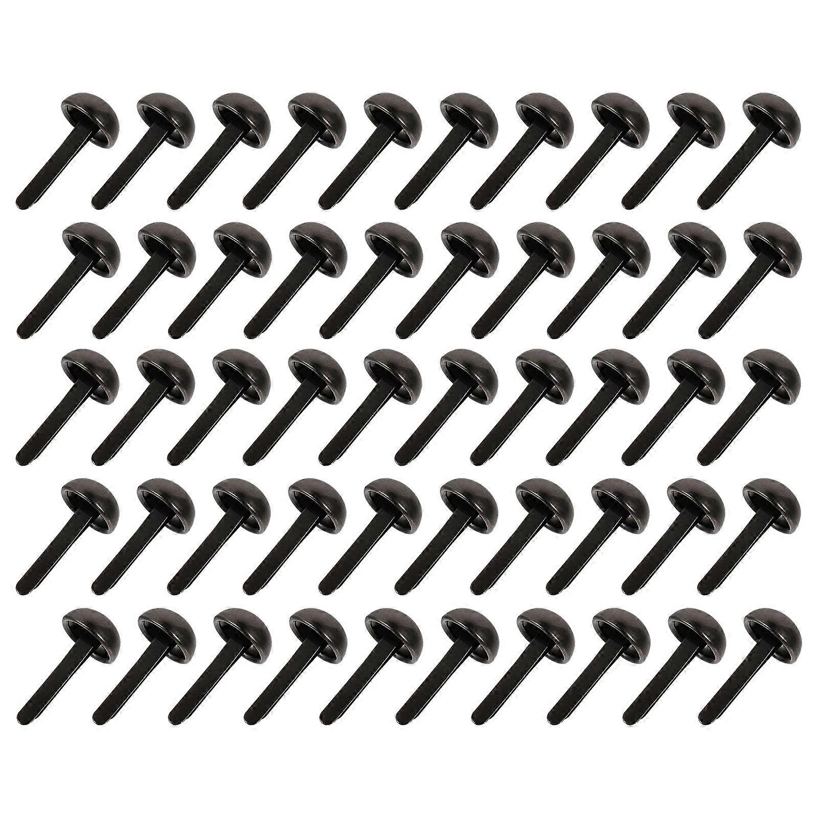 Mini Brads For Paper Crafts Simple Design Round Head Nails 50Pcs