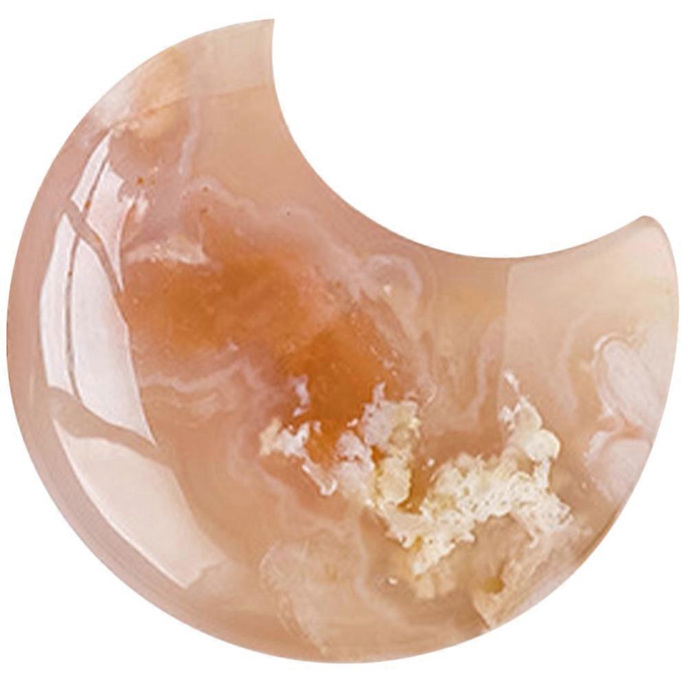 Natural Crystal Moon Hanging Decor Home Decor Accessories Moon Modeling Unique 1Set