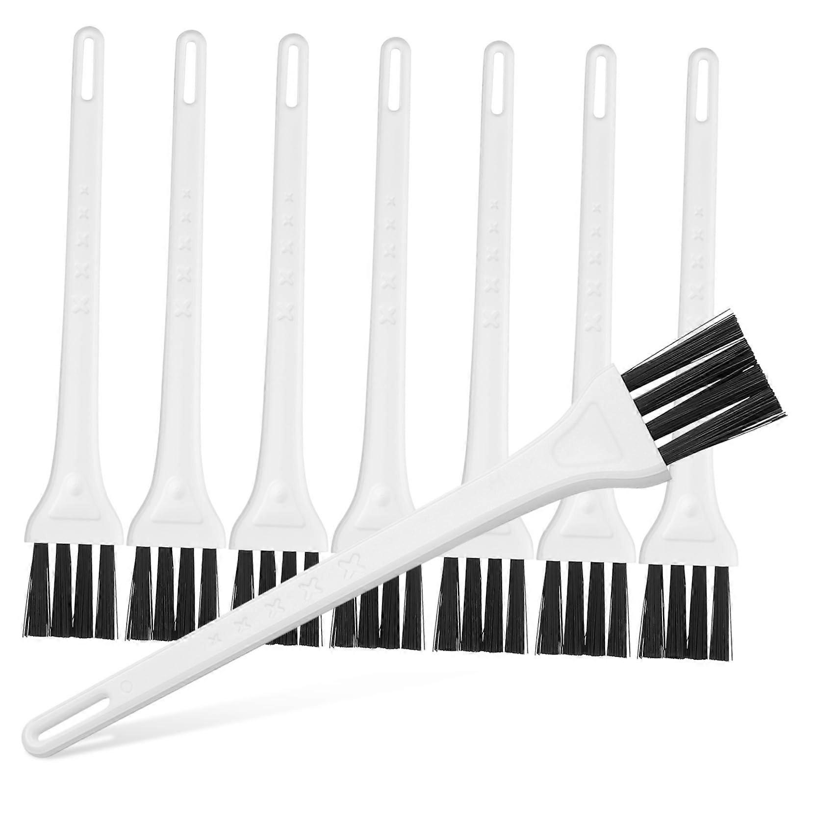 Espresso Machine Cleaning Brush Set of 8 Nylon Barista Tools for Portafilter and Hard-to-Reach Areas