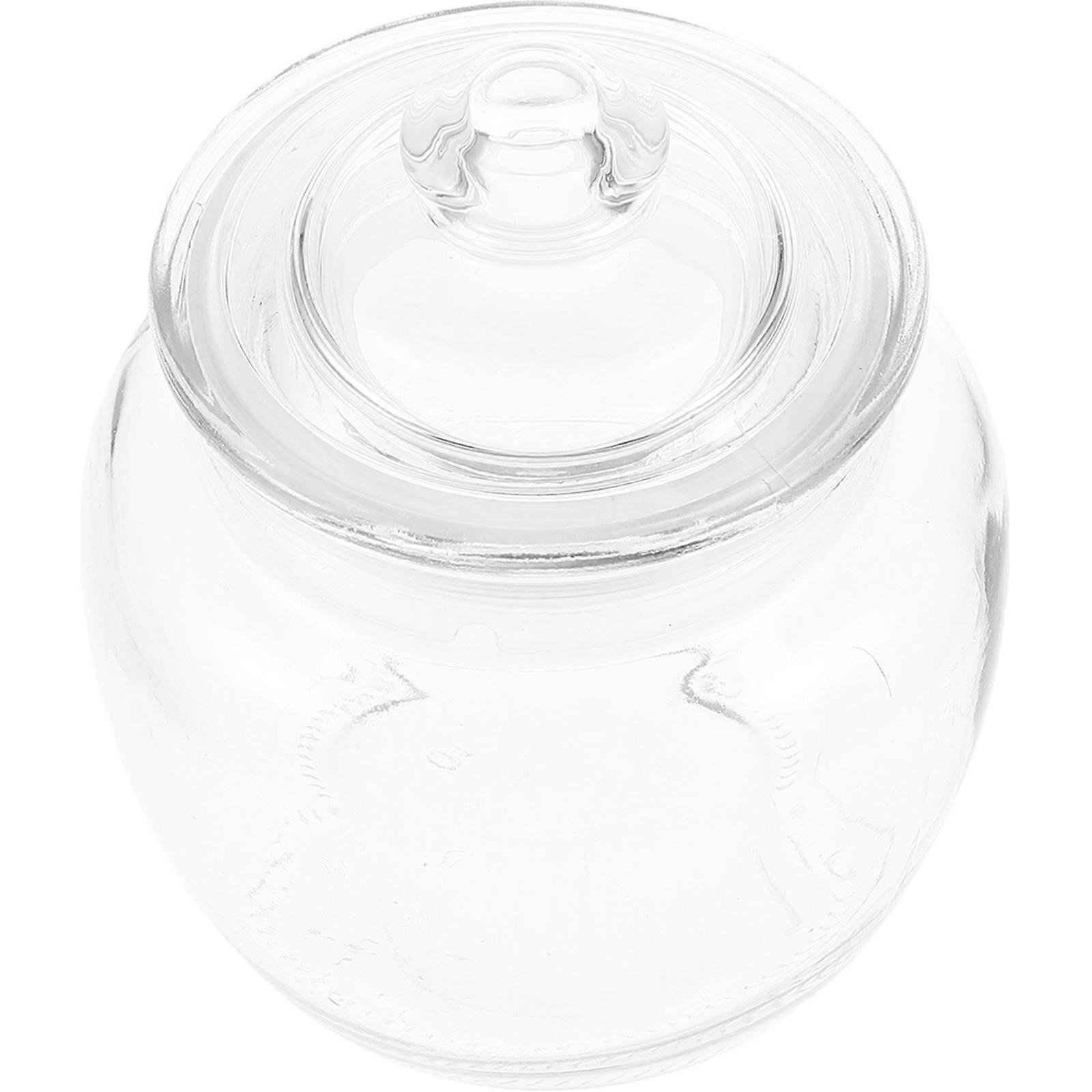 Kitchen Airtight Jar Multi-Functional Cylindrical Canister For Cooking Enthusiasts 650ml 1Set