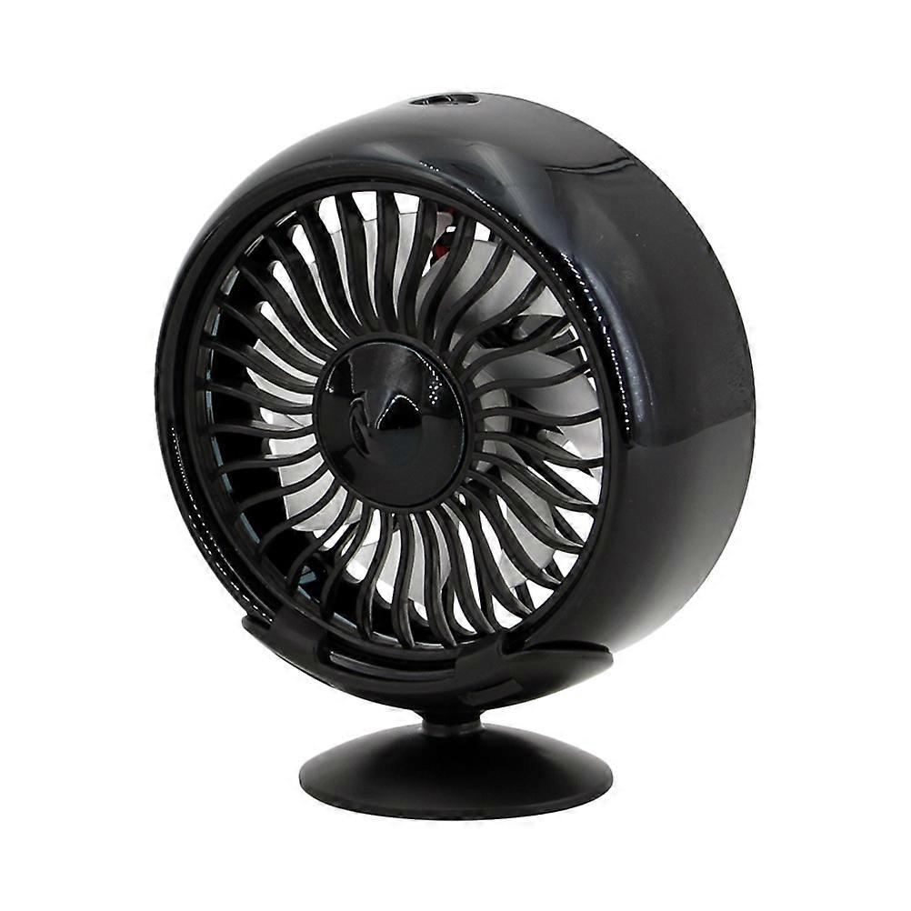 Auto Cooling Fan Portable Car Fan Adjustable Quiet Operation Black 8.8*7.5cm 1Pack