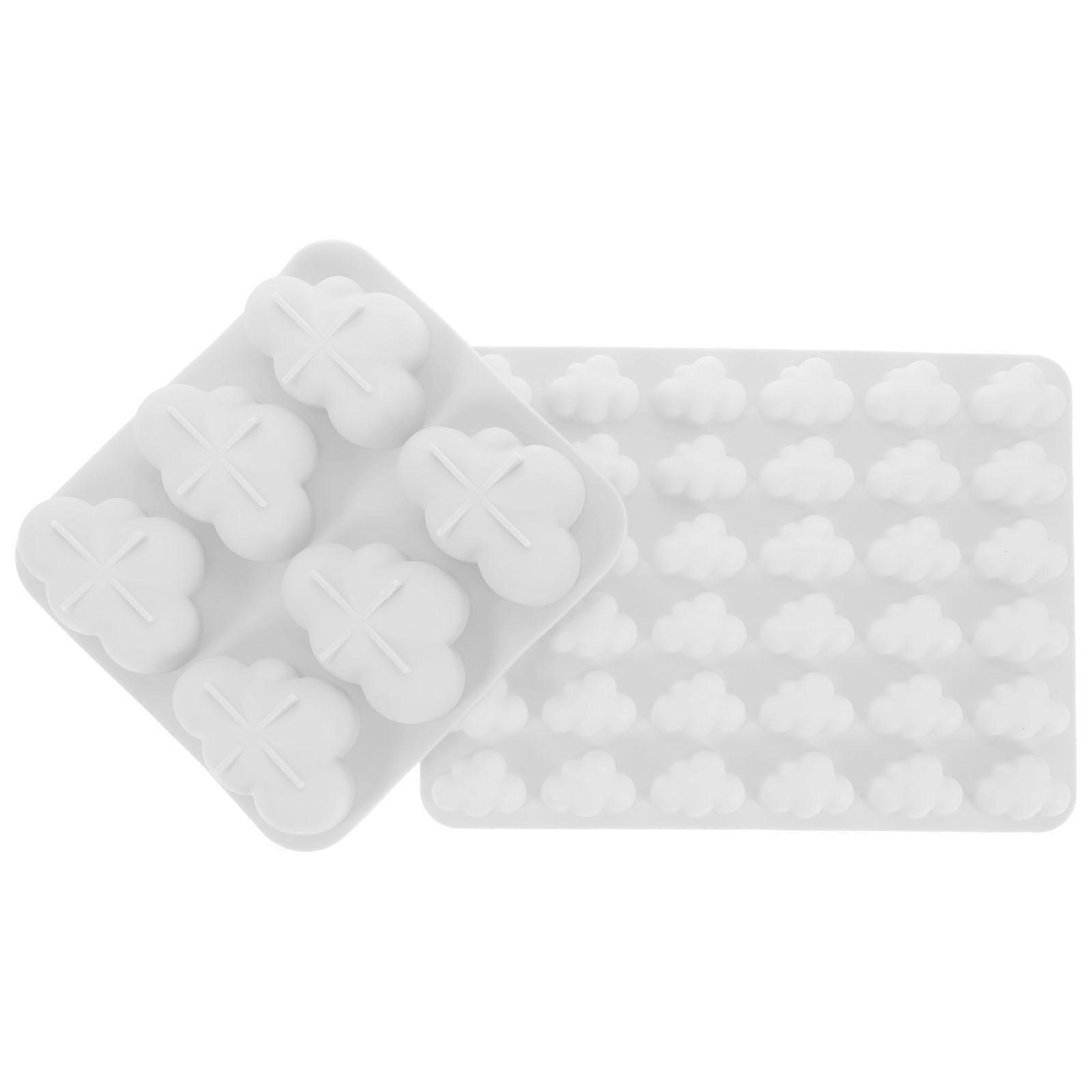 Cloud Shaped Silicone Fondant Molds for Chocolate, Candy, Soap, and Candle Making – Tear Resistant, Safe, Creative Baking and DIY Crafts