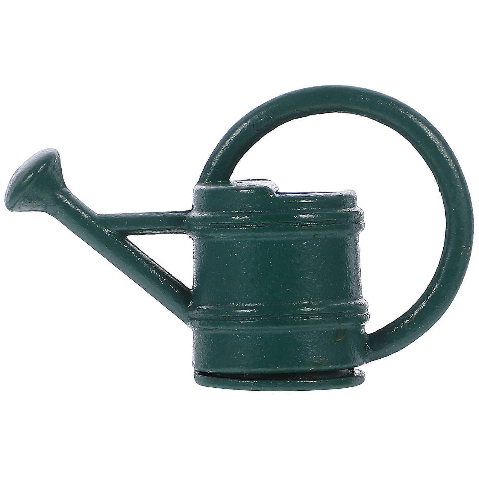Vintage Mini Watering Pot for Dollhouse & Mini Garden Decor – Lightweight Durable Kettle Style for Home Tabletop Decoration