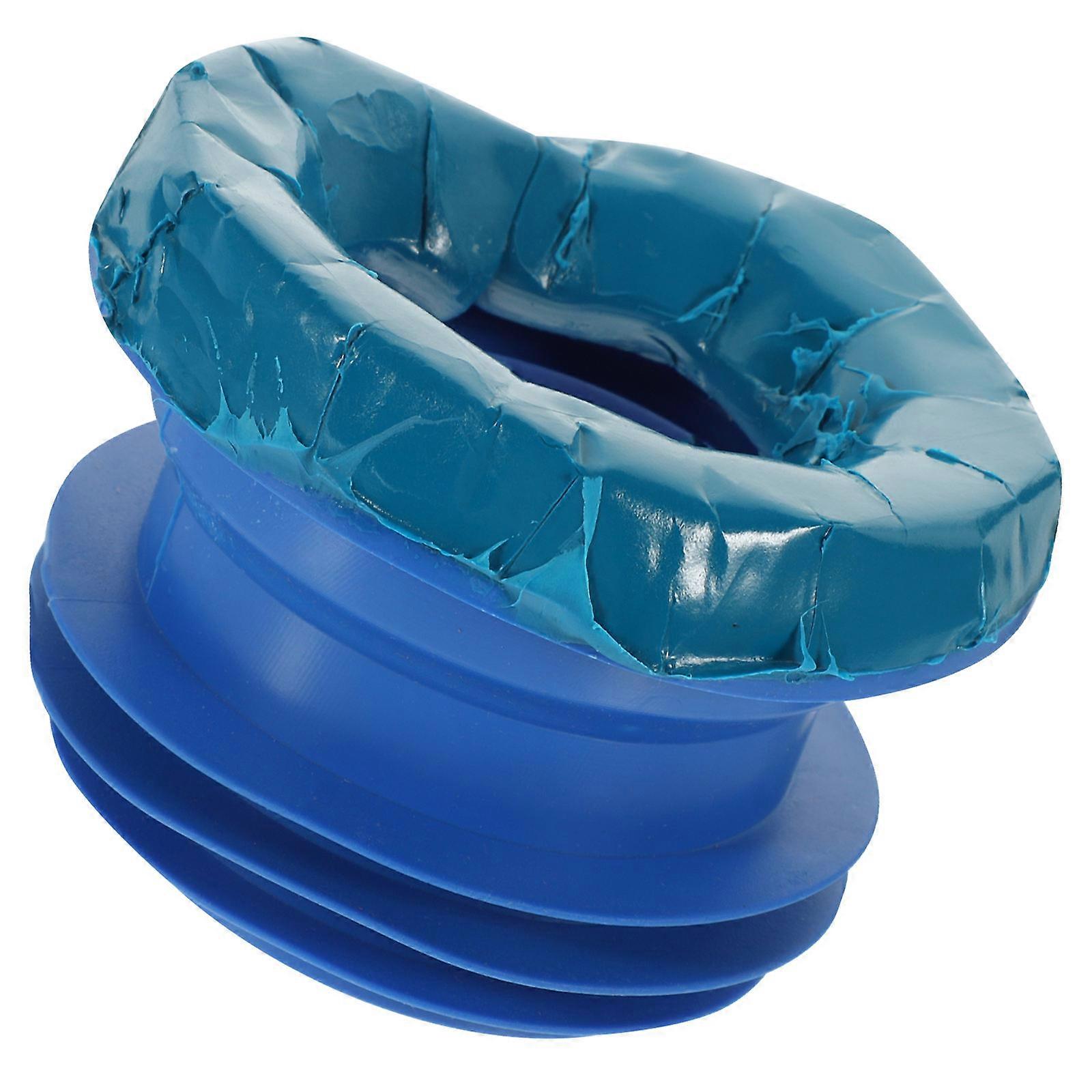 Rubber Toilet Bowl Sealing Ring Odorproof Leakproof Bathroom Installation Drain Pipe Floor Connection Safe Rubber Materials 1Pack