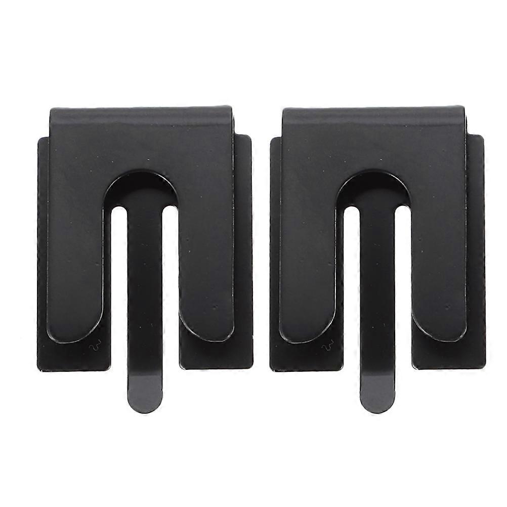 Metal Mobile Radio Mic Holder Clip with Adhesive – Easy Car Mount Installation, No Drill Required – Universal Hanger for Vehicle Use