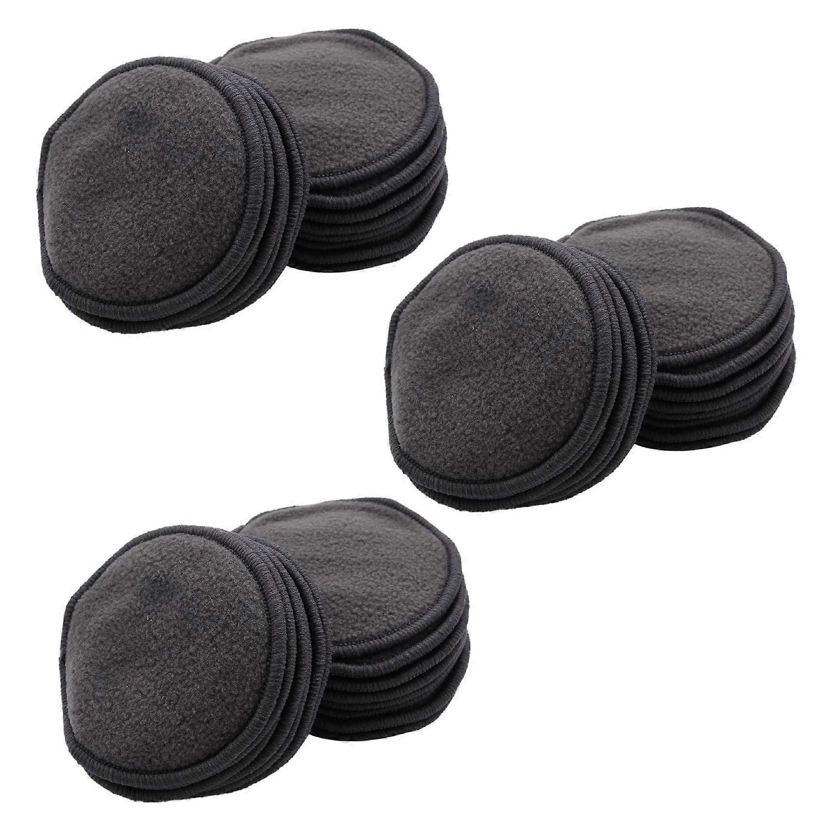 48Pcs Reusable Bamboo Cotton Make Up Remover Pads Washable Triple Layer Skin Care Wipe Pads Cleaning