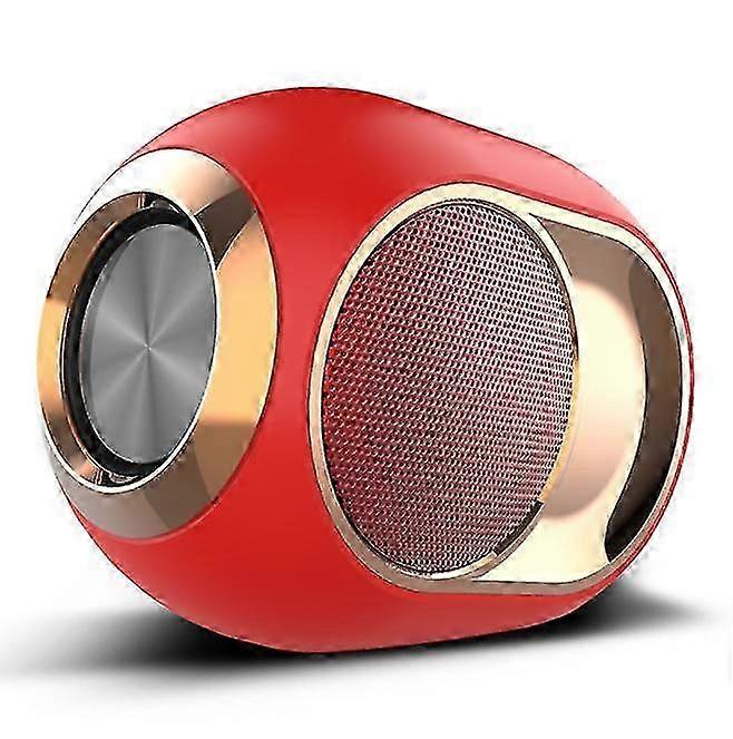 Bluetooth speaker, wireless TWS Bluetooth 5.0 Support hands-free calling(Red)