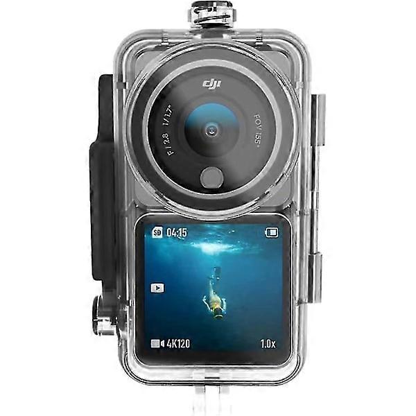 Waterproof housing compatible with DJI Action 2, diving case accessories compatible with Action2 underwater action camera-M.