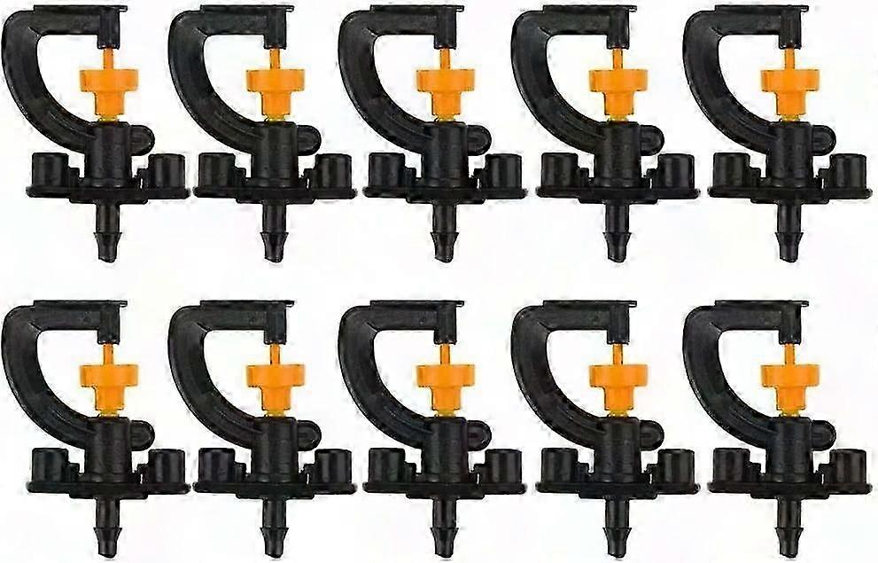 10pcs 360 Rotary G Type Micro Nozzle Sprinkler for Plant Irrigation & Atomizing