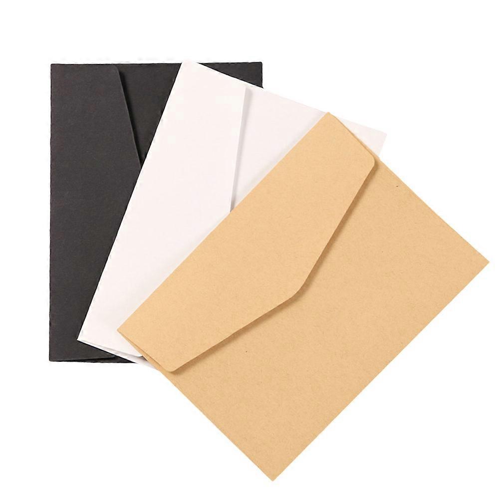 Kraft Paper Envelopes for Writing Letters Simple Elegant Design with Assorted Colors 24 Pieces