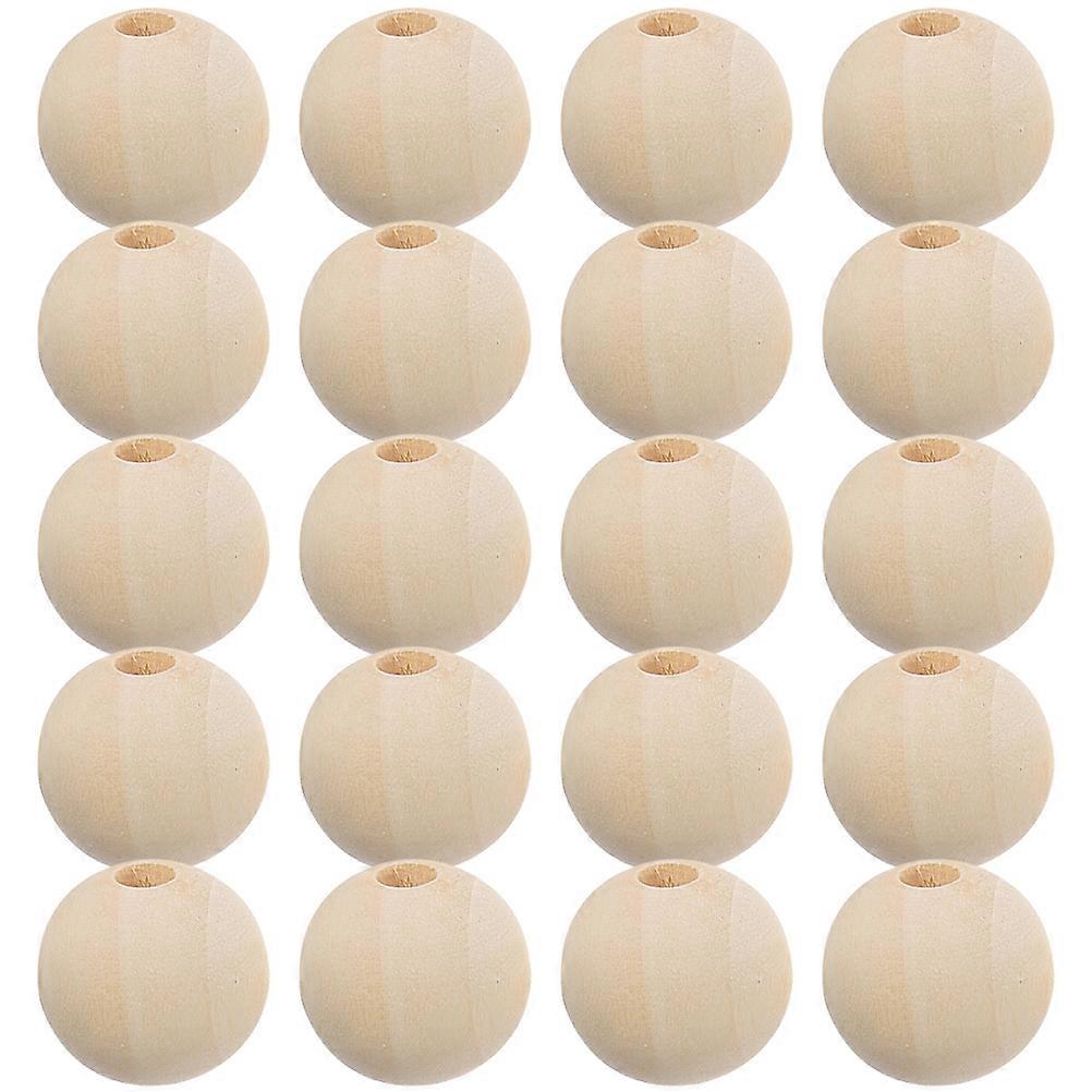 100pcs Natural Wood Spacer Beads for DIY Jewelry, Garland Crafts, and Home Decor – Rustic Unfinished Wooden Beads for Handmade Gifts
