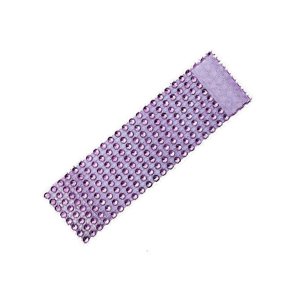 60Pcs Napkin Holders For Birthdays And Celebrations In Dark Purple With Round Shape