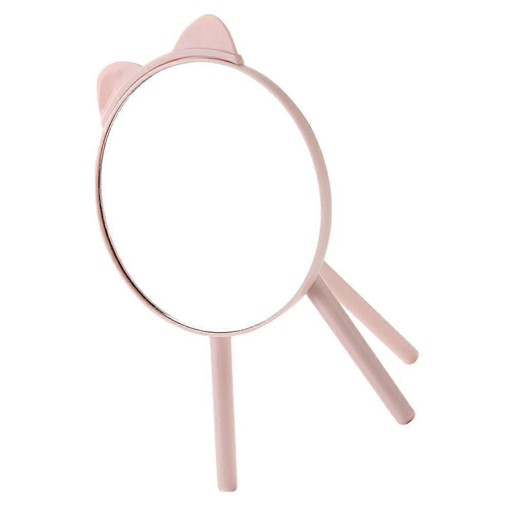 Cute Makeup Mirror Standing Design Elegant Outlook Ideal For Dressing Table Women Space Saving 1Set