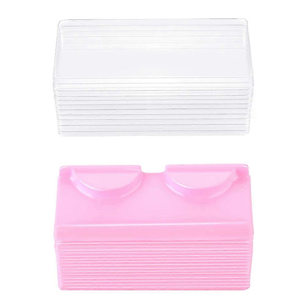 Eyelash Extension Storage Box Case 50 Sets Design Suitable For Women Personal Use Pink Color Easy Open And Close
