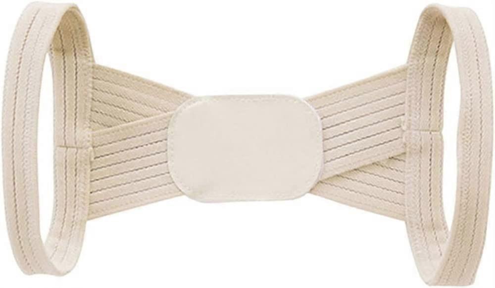 Corrector Adjustable Back Brace Relief Neck, Back Shoulder Pain Skin M